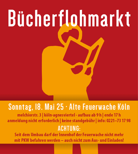 Bücherflohmarkt 18. Mai 2025