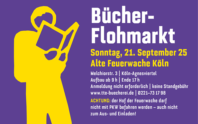 Bücherflohmarkt am 21.09.25