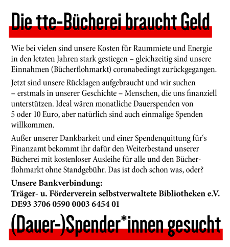 Spendenaufruf